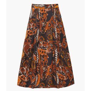 Mara Hoffman Tulay Skirt in Black and Brown
